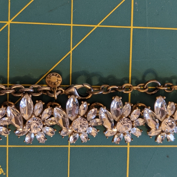 J Crew rhinestone statement necklace - Picture 9 of 11